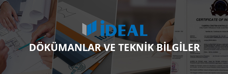 ideal kabin dökümanlar ve teknik bilgiler