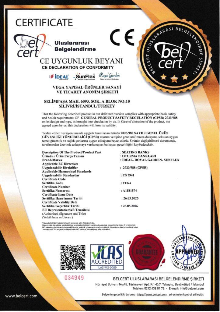 Oturma Bankları - CE